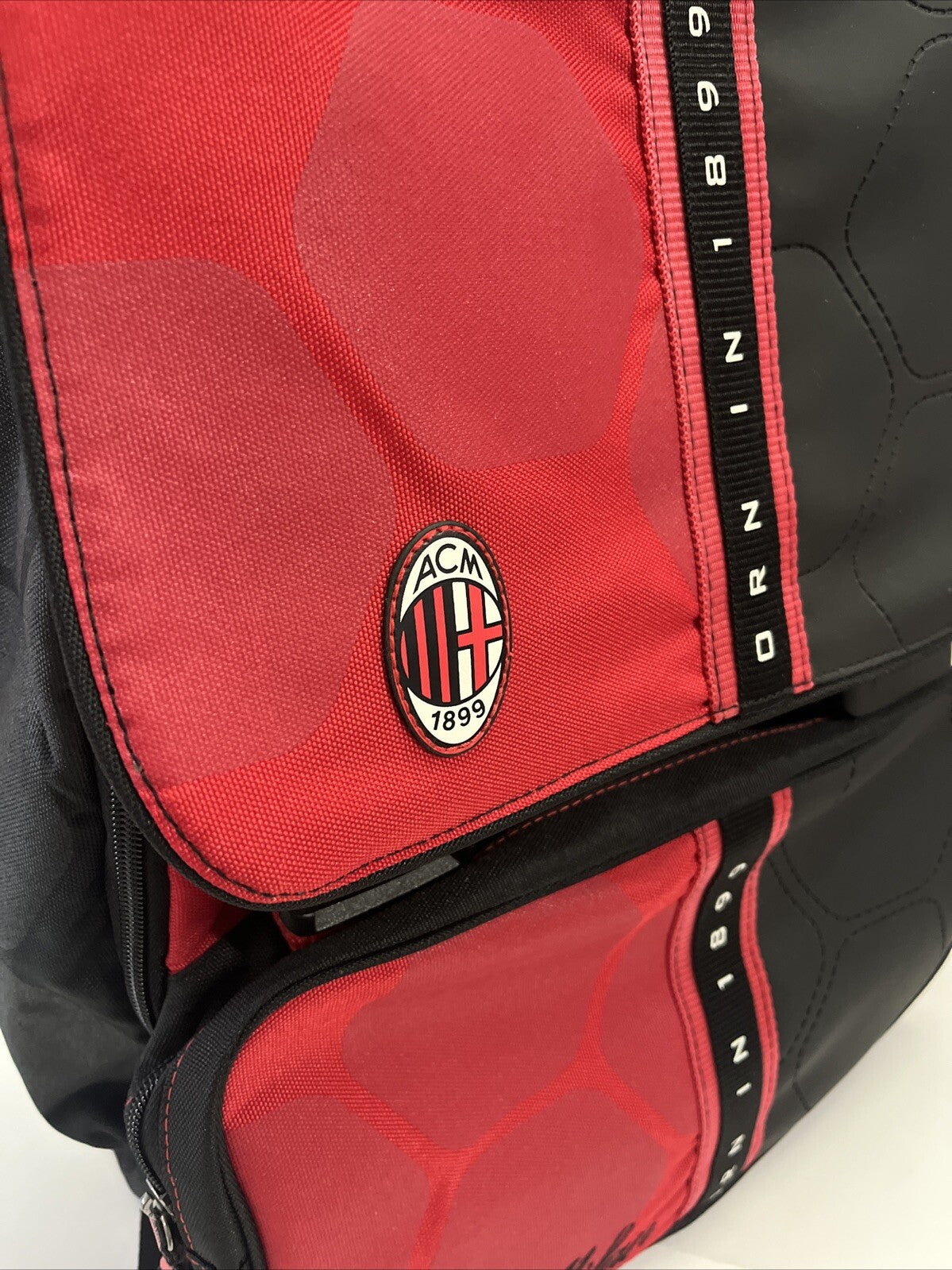 zaino Scuola squadra calcio ACM 1899 MILAN tifoso rosso nero