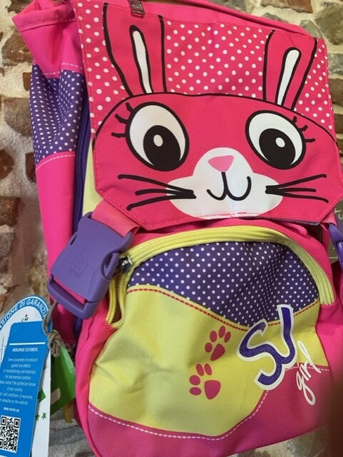 ZAINO SCUOLA SJ GANG SDOPP ANIMALI FLIP VOLTA PAGINA ESTENSIBILE OCCHI