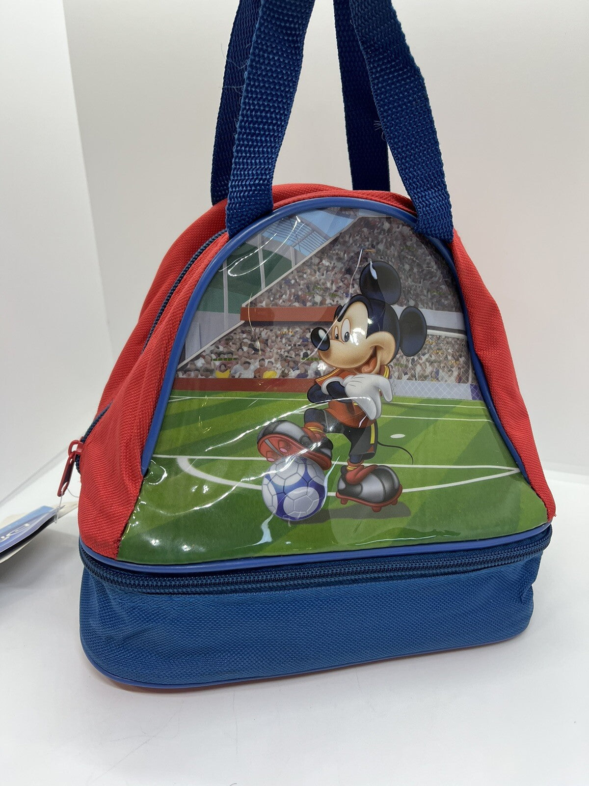 Cestino porta merenda ricreazione Topolino Mickey Mause Calcio bambini
