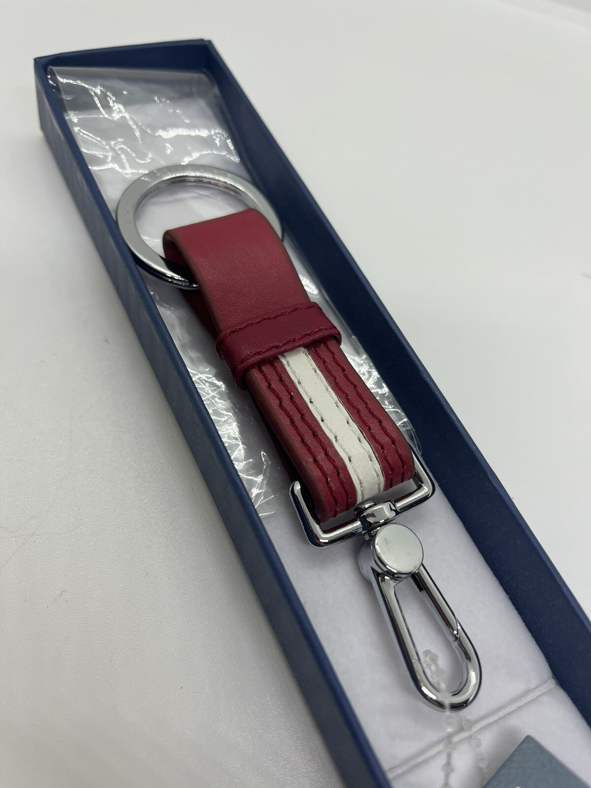 PORTACHIAVI IDEA REGALO NOVITÀ NAVIGARE ROSSO 13 CM UOMO DONNA REGALO FESTA