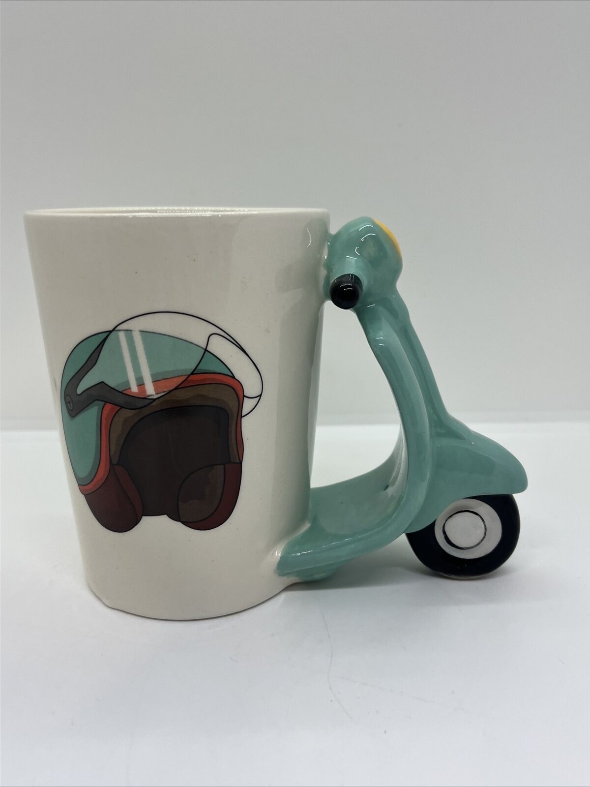 tazza colazione 3d mug vespa club motori manico motorino