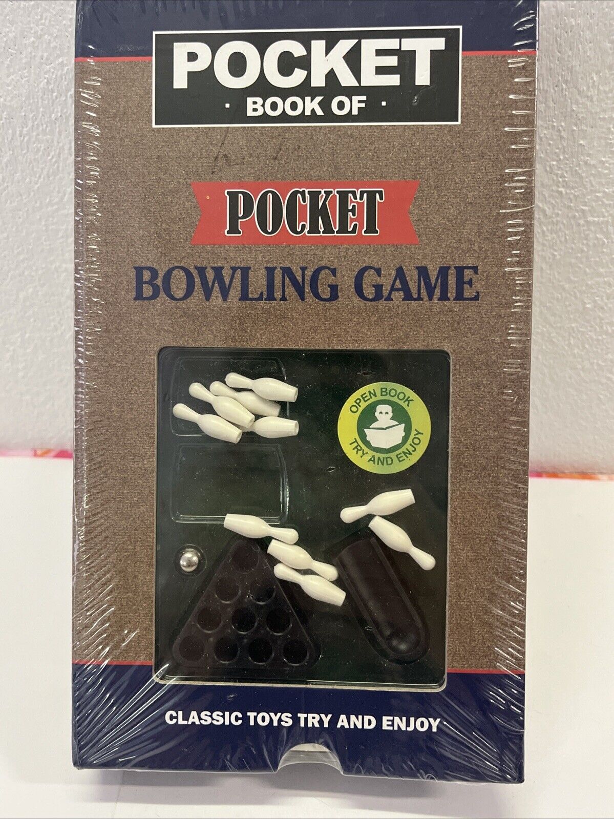 mini gioco pocket book of bowling game toy divertente gioco da tavolo