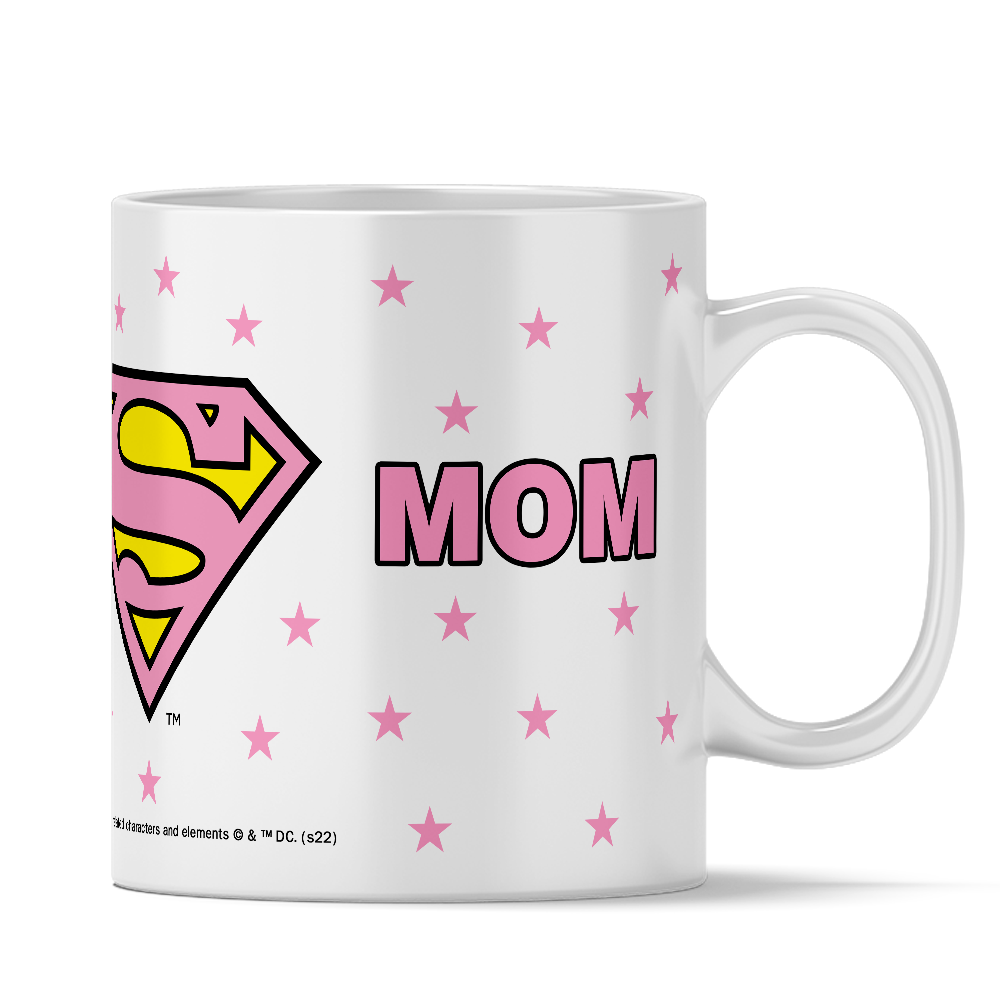 tazza ceramica festa della mamma auguri mom regalo madre superman super