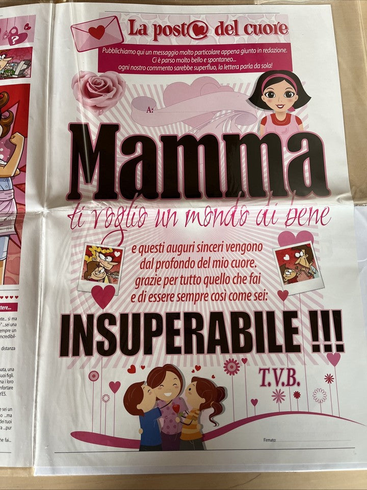 biglietto auguri festa della mamma giornale divertente donna moderna