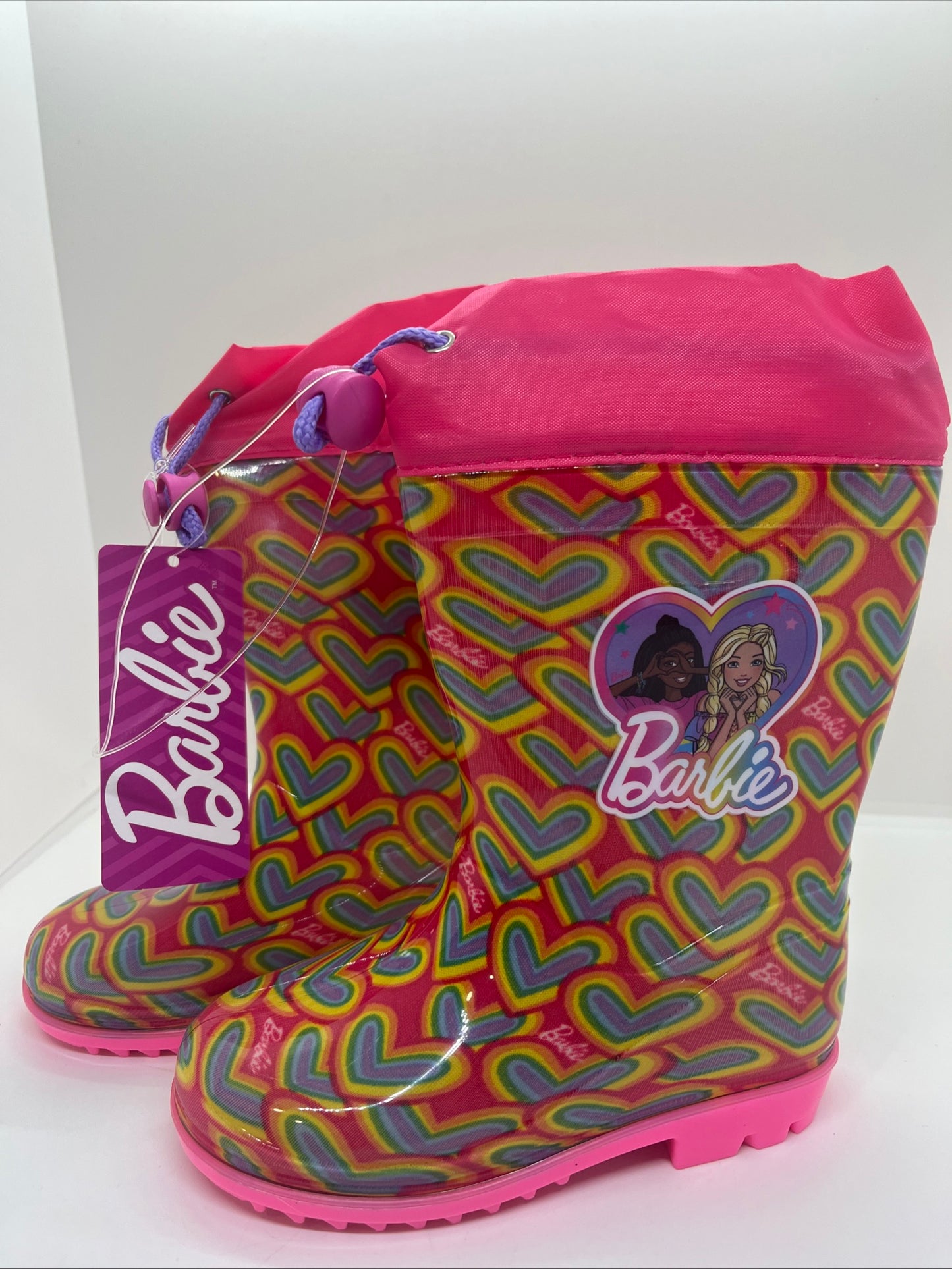 Stivali di gomma barbie pioggia bambini