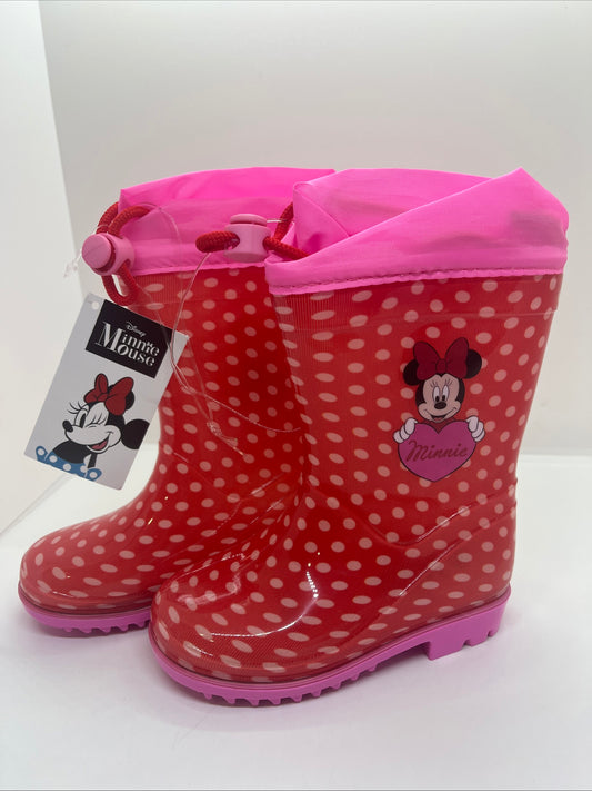 Stivali di gomma disney minnie pioggia bambini