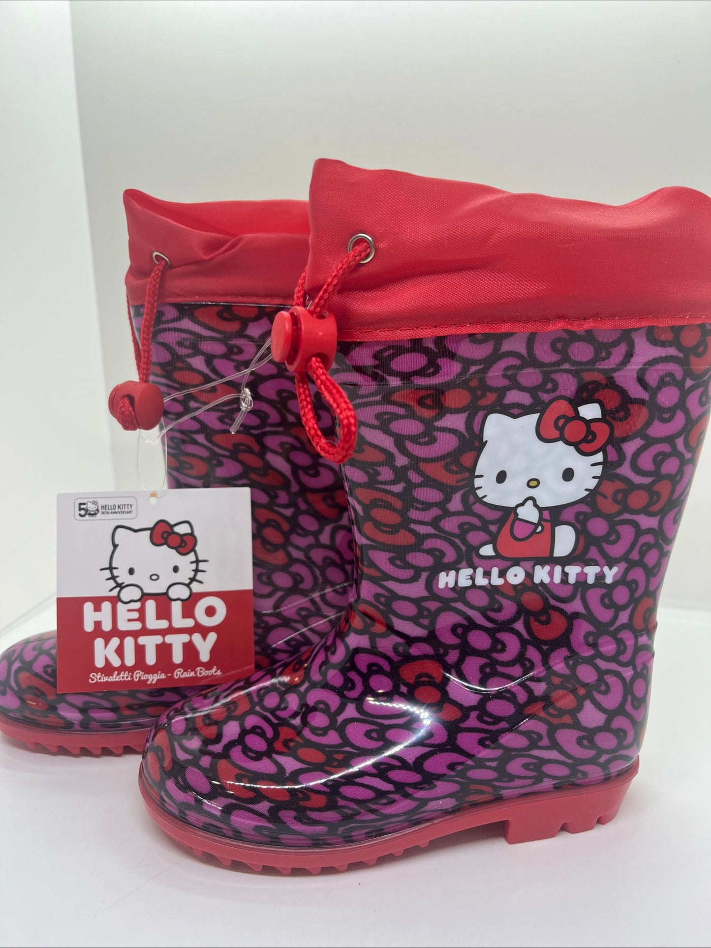 Stivali di gomma hello kitty pioggia sanrio bambini