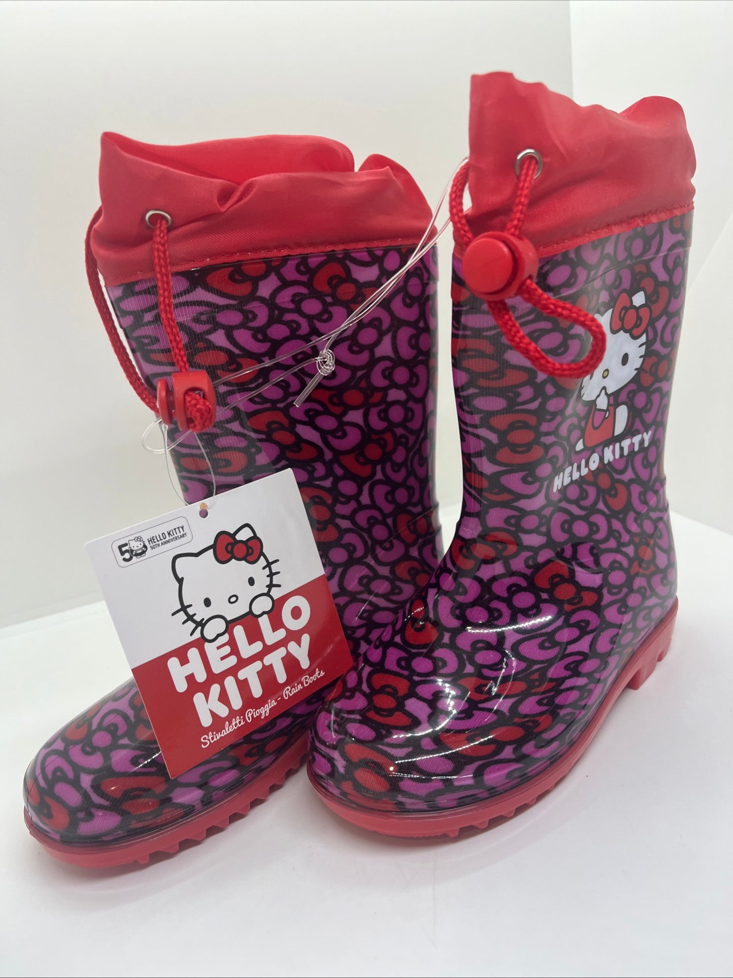 Stivali di gomma hello kitty pioggia sanrio bambini