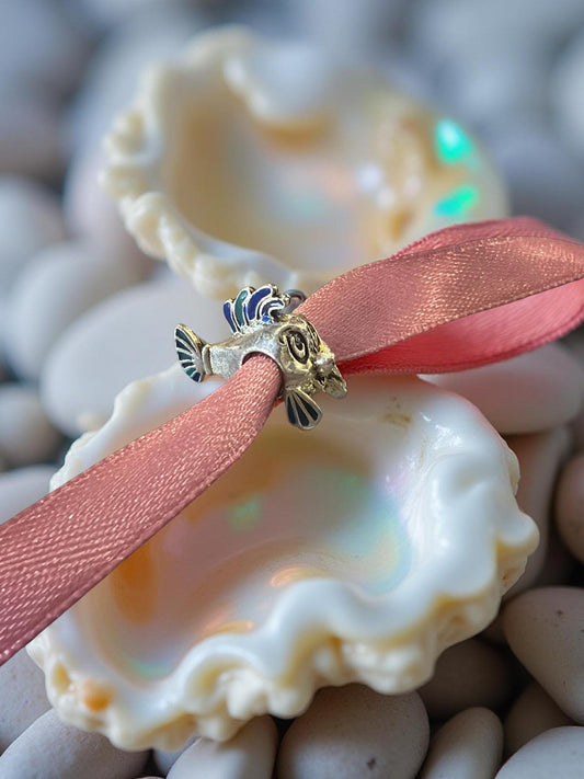 CIONDOLO CHARM PESCE FLOUNDER DELLA SIRENETTA PER BRACCIALE