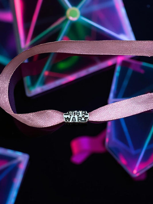 ciondolo star Wars stemma scritta per bracciali o collane