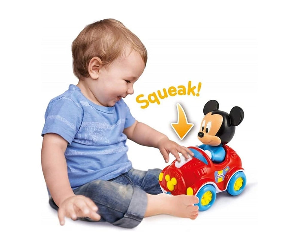 Clementoni disney bambino Mickey auto da traino baby topolino