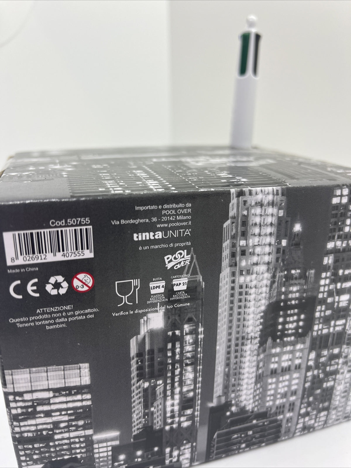 Tazza ceramica tinta unita e bic multicolor colazione The Real Boss