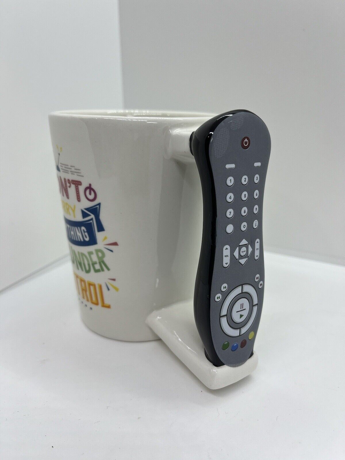 Tazza 3D manico telecomando tv televisione ceramica mug control remote