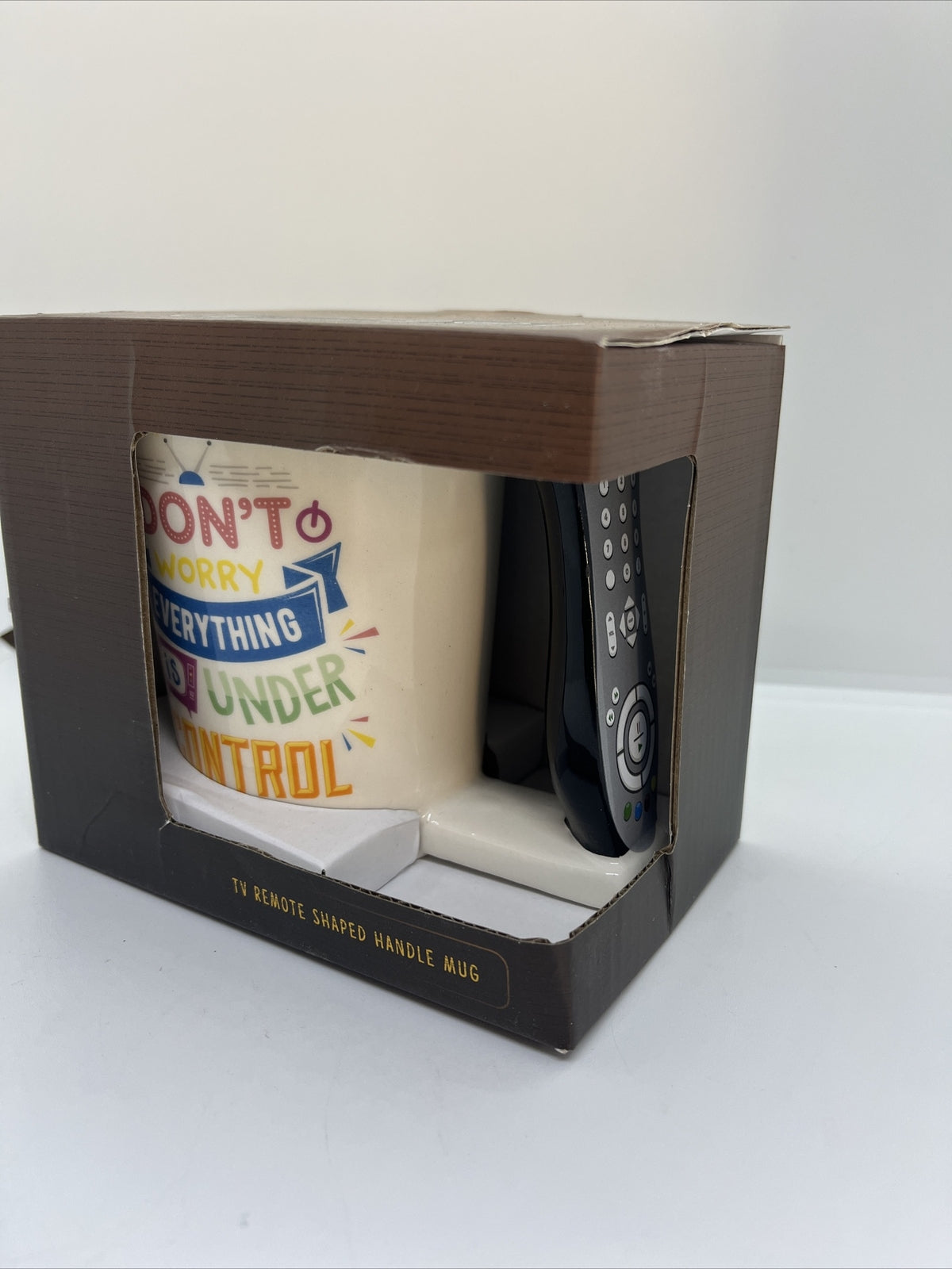 Tazza 3D manico telecomando tv televisione ceramica mug control remote
