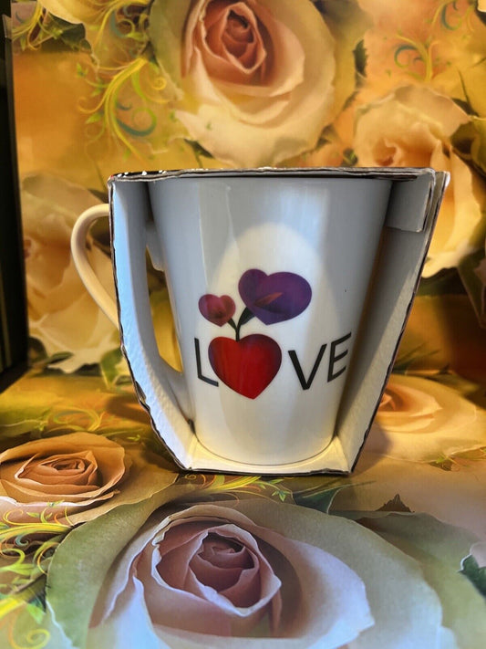 tazza dell'amore cuori cuore colazione love festa anniversario frase ti amo