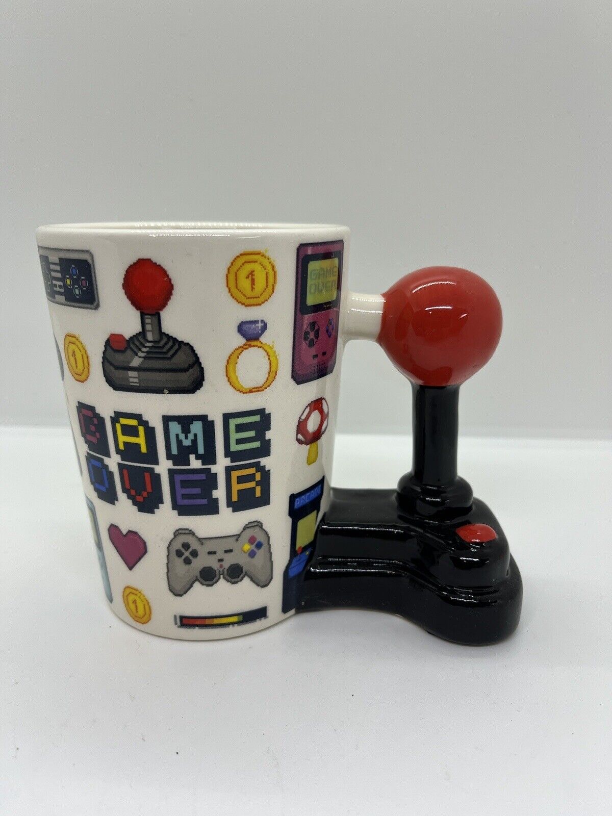 Tazza 3D manico controller arcade ceramica mug game vintage