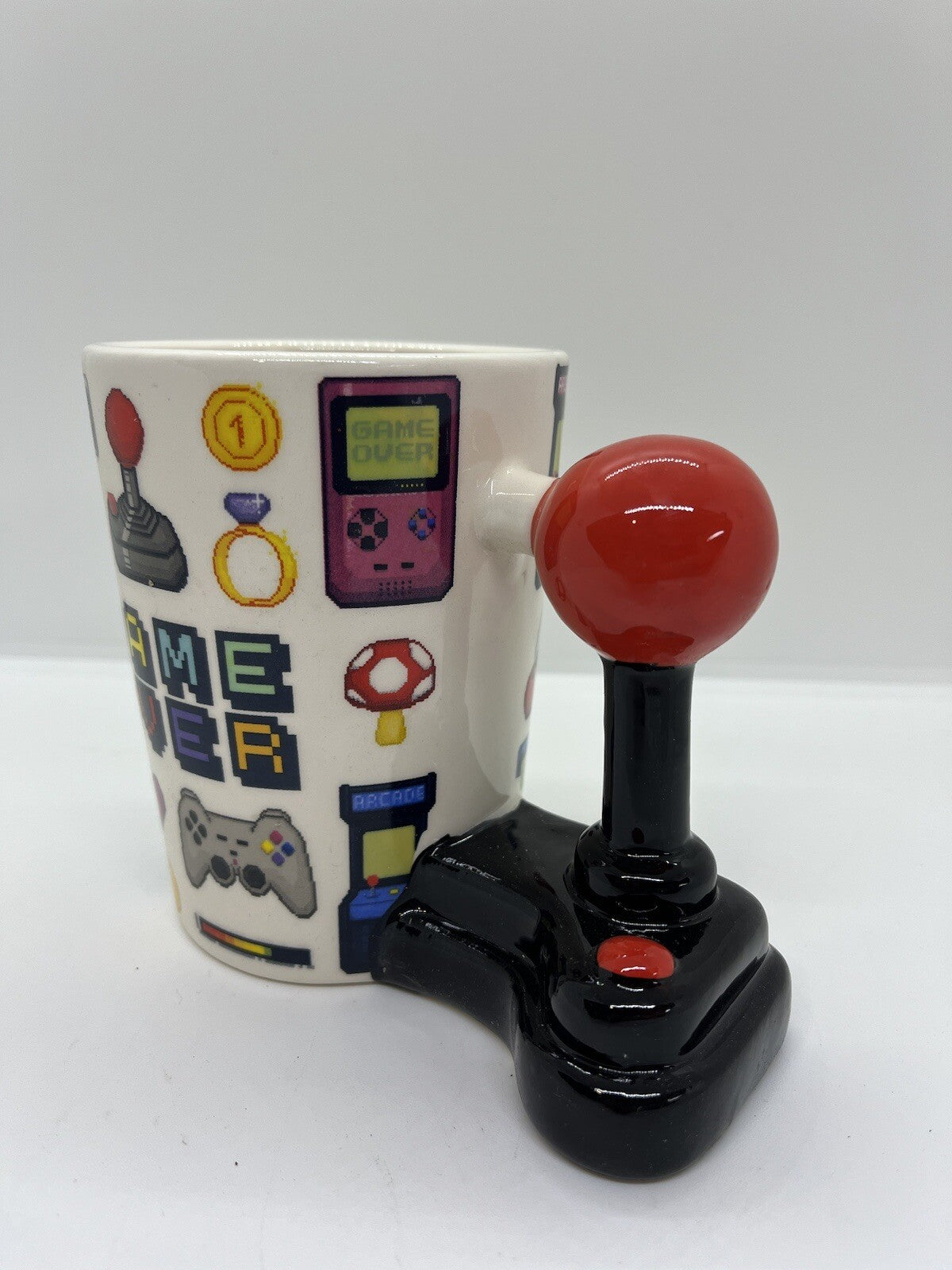 Tazza 3D manico controller arcade ceramica mug game vintage