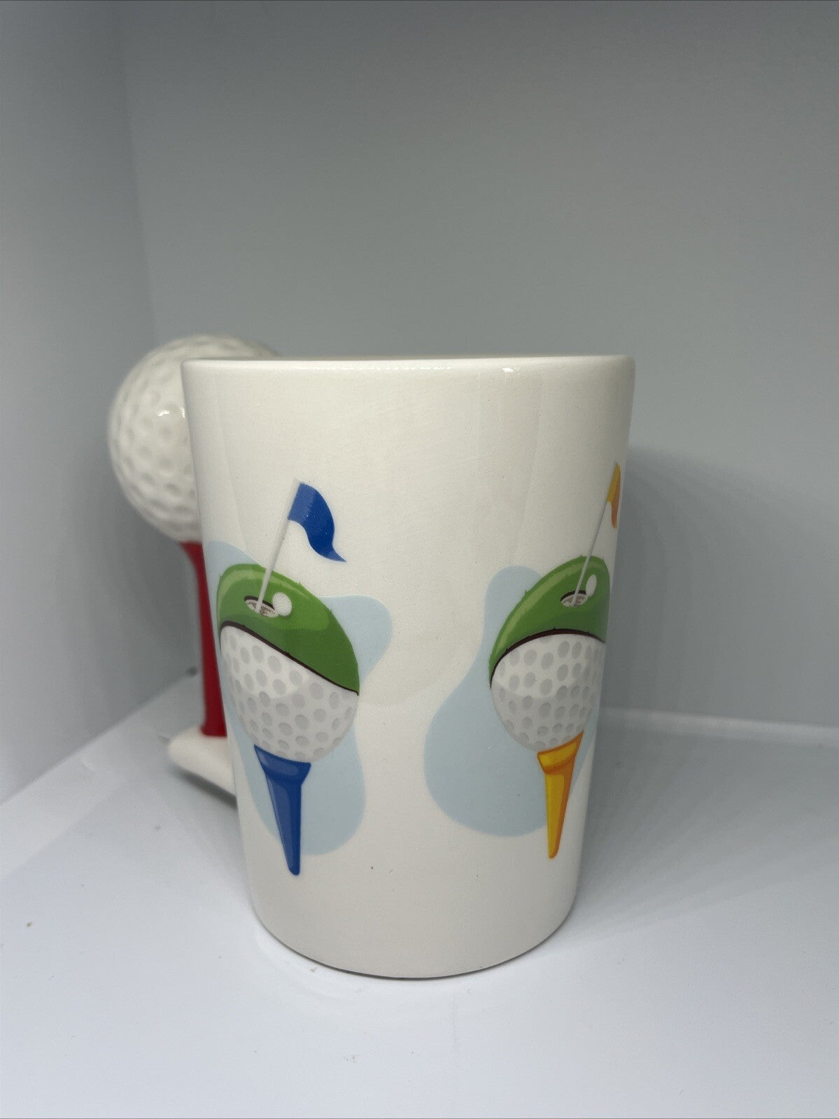 tazza colazione 3d mug sport passione golf manico pallina