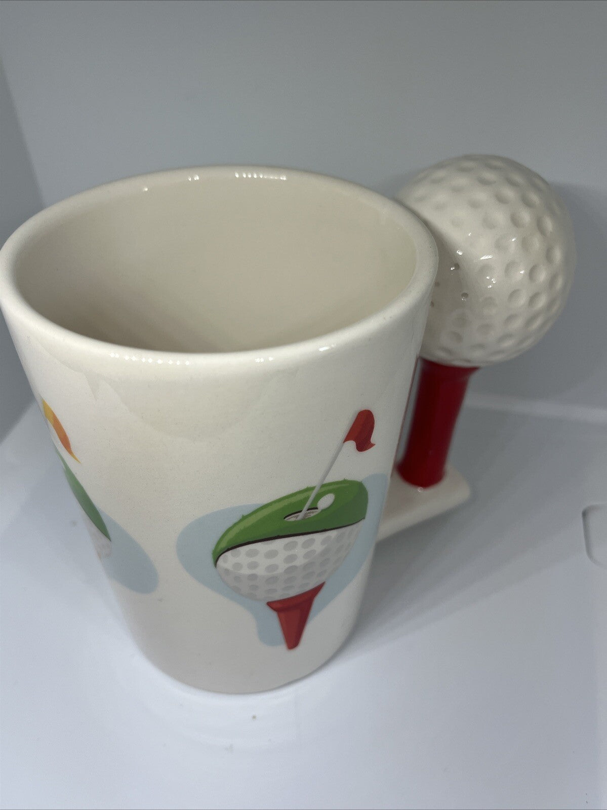 tazza colazione 3d mug sport passione golf manico pallina