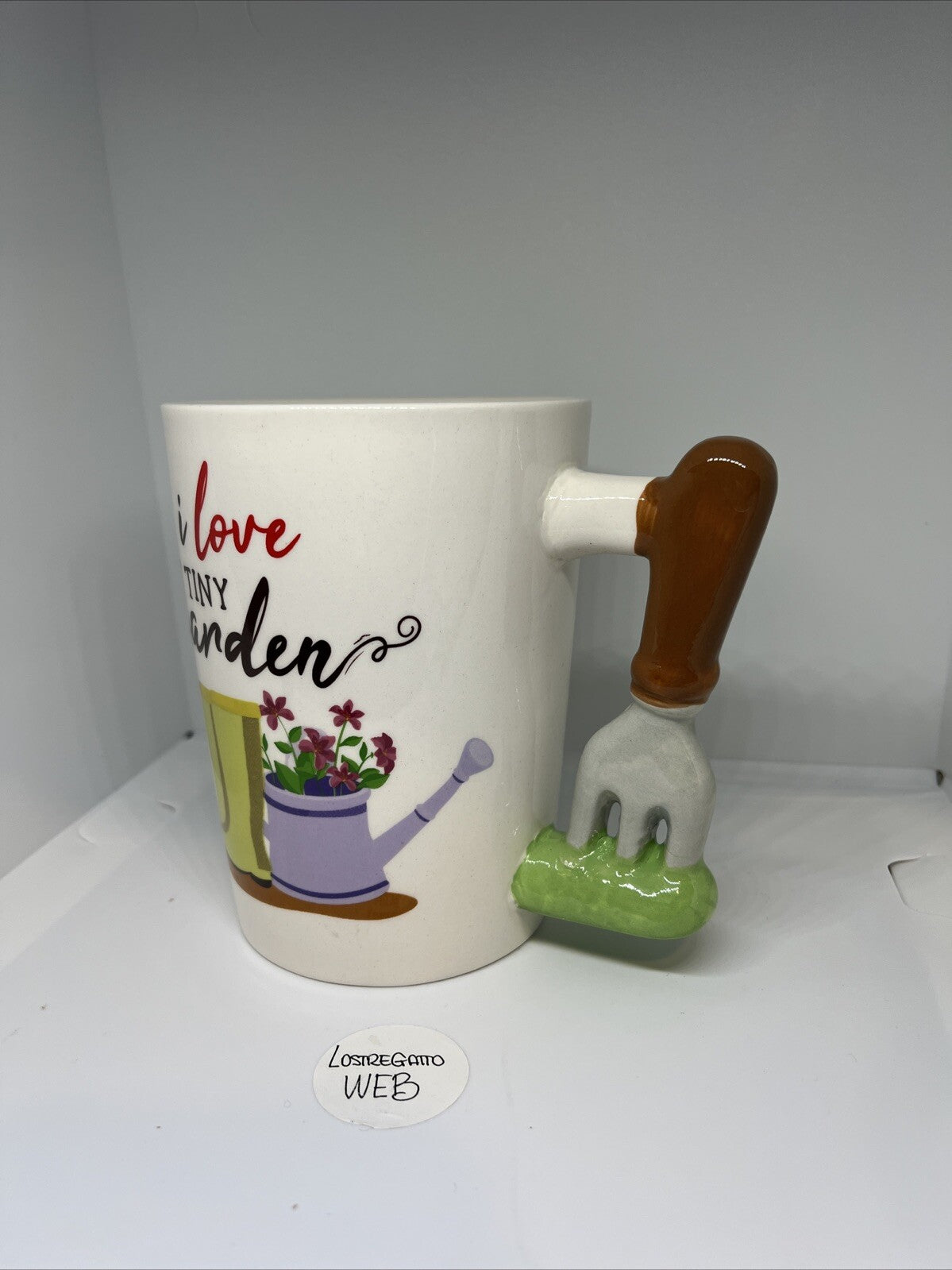 tazza colazione giardinaggio mug garden 3D i love my tiny garden passione verde