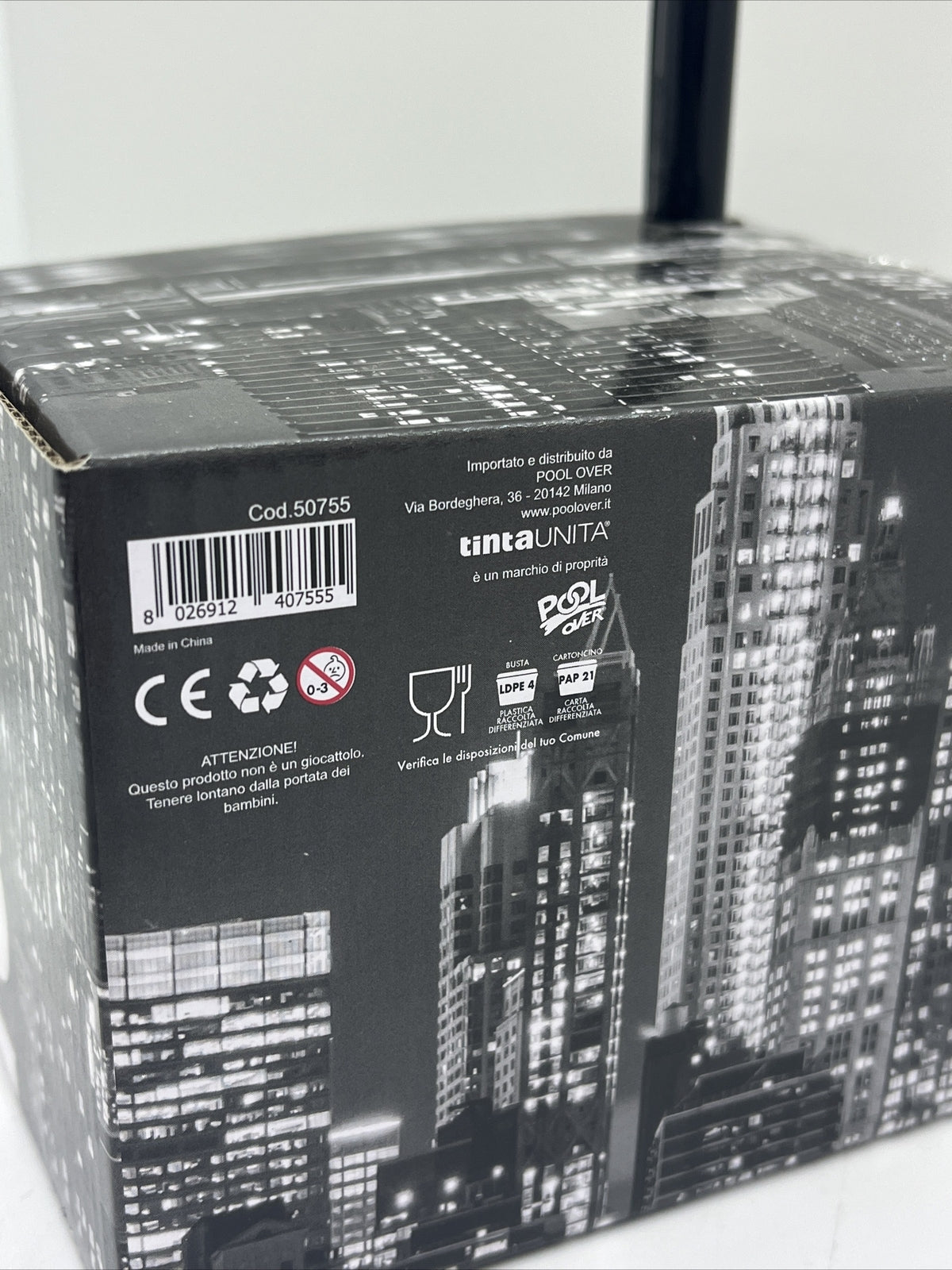 Tazza ceramica tinta unita e bic multicolor colazione Happy Weekend