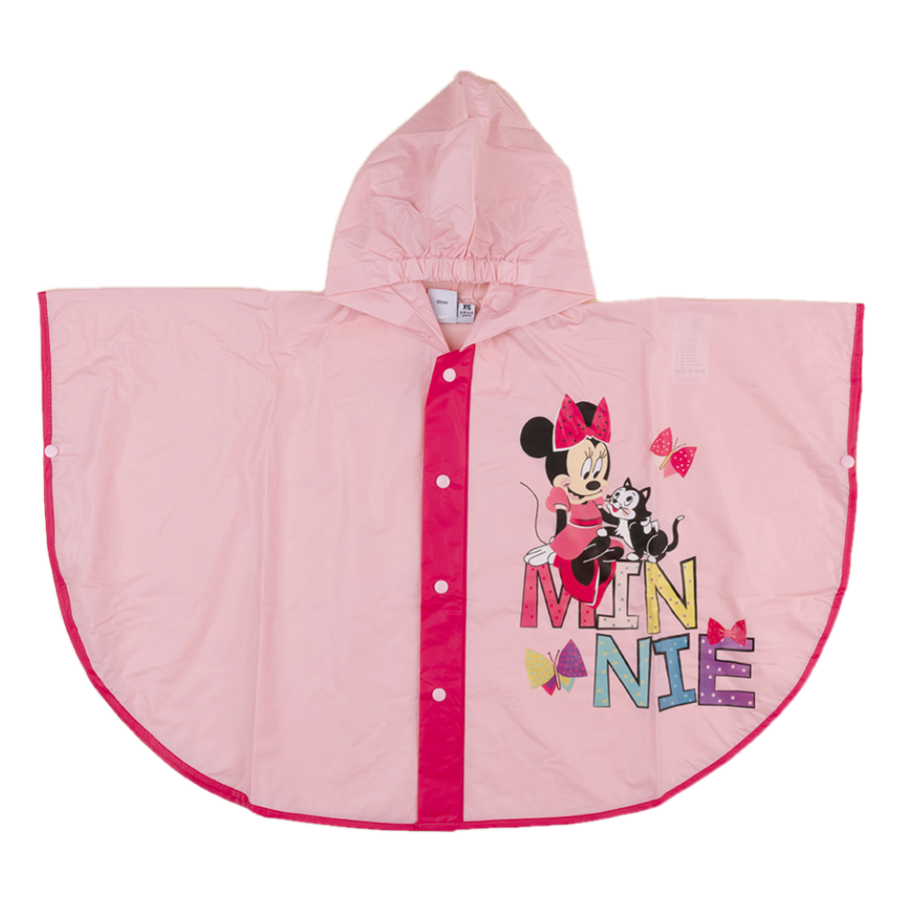 impermeabile mantellina anti pioggia bambina Disney Minnie mouse Tg Unica
