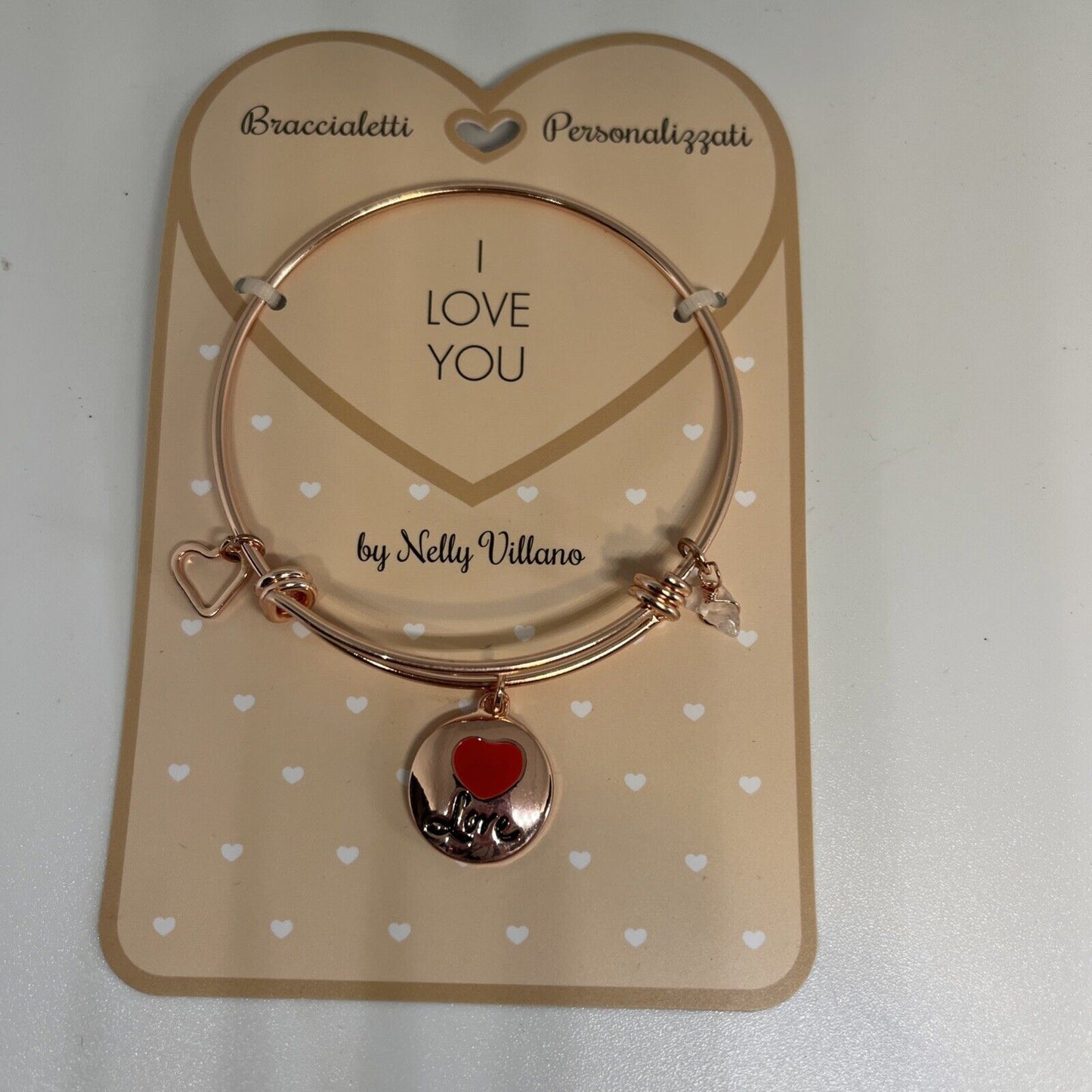 bracciale rigido braccialetto Love amore I Love You felicità