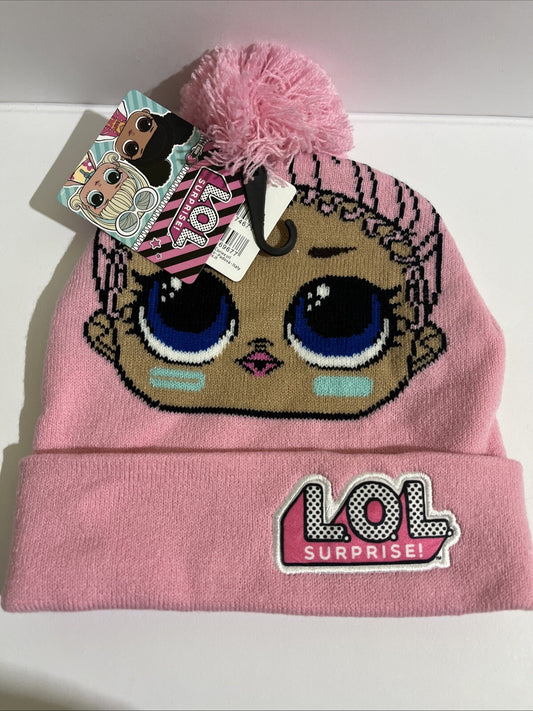 berretto Lol surprise bambina cappello Tg 54 morbido caldo pon pon