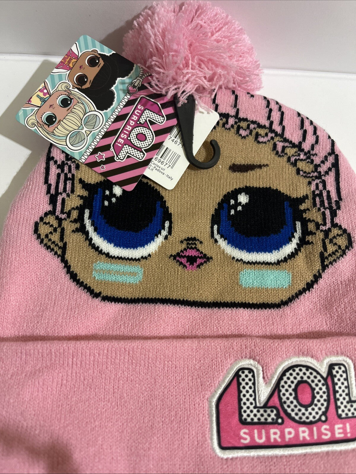 berretto Lol surprise bambina cappello Tg 54 morbido caldo pon pon