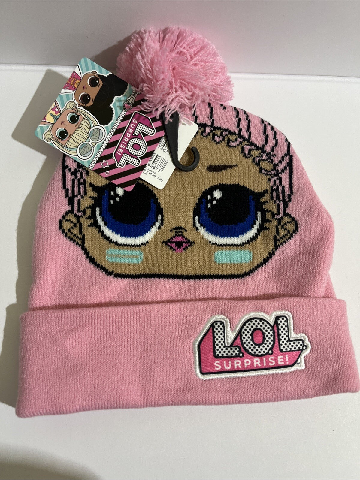 berretto Lol surprise bambina cappello Tg 54 morbido caldo pon pon