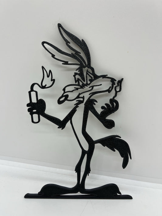 decorazione da parete wall art arte da muro casa willy il coyote worner PLA