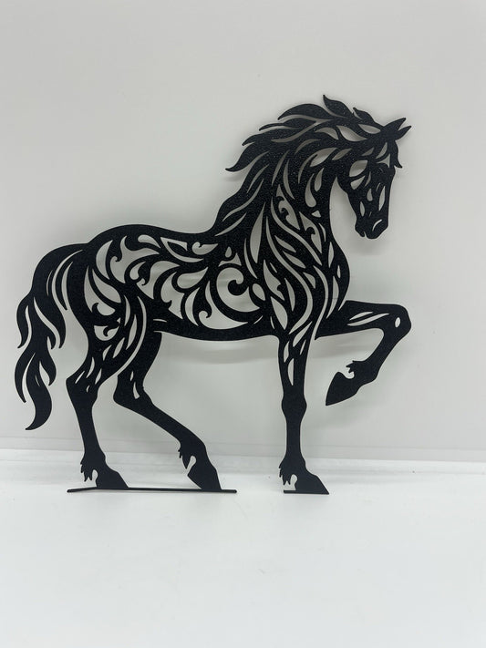 decorazione da parete wall art arte da muro casa gatto cavallo horse equi PLA