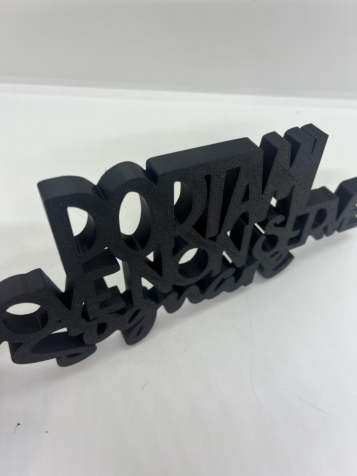 decorazione da parete wall art arte da muro casa frase canzone Ligabue PLA