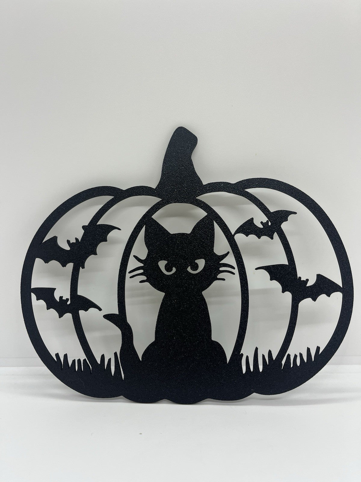 decorazione da parete wall art arte da muro casa halloween zucca gatto nero PLA