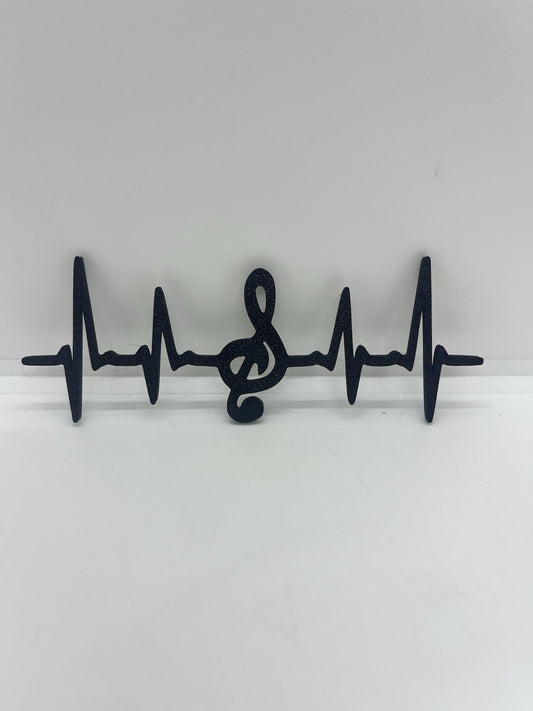 decorazione da parete wall art arte da muro casa battito chiave musica PLA