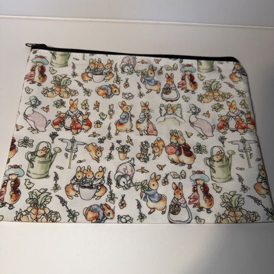 busta porta oggetti beauty pochette da borsa fantasia coniglio conigli rabbit