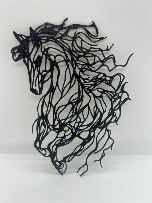 decorazione da parete wall art arte da muro casa cavallo horse equitazione PLA