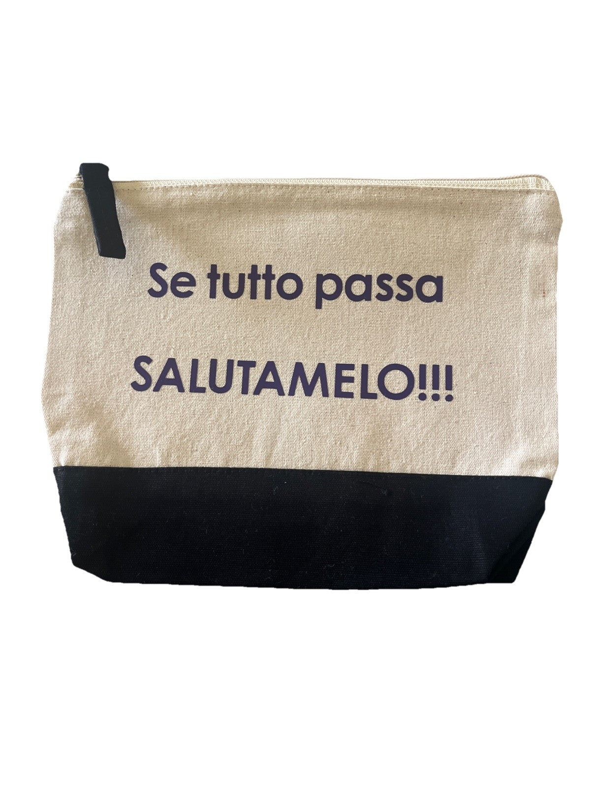 busta porta oggetti beauty pochette scritta divertente da borsa