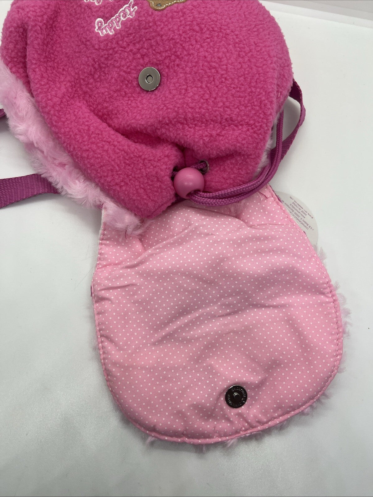 PICCOLO ZAINO PORTA OGGETTI HELLO KITTY 20x19x6 rosa tessuto zainetto BAMBINA