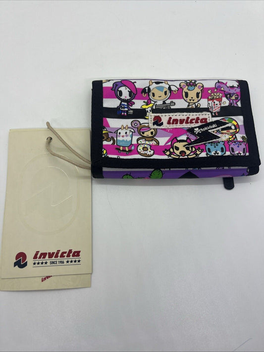 PORTAFOGLIO BAMBINA INVICTA 14x9 BORSELLO STRAP TOKIDOKI