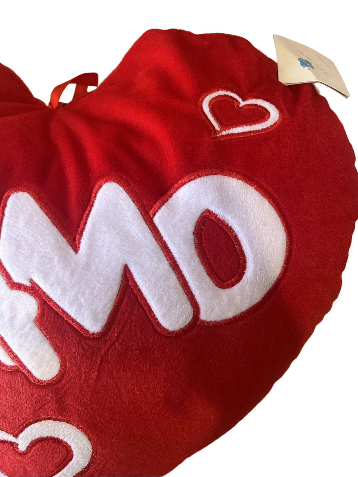 cuscino a cuore peluche TI AMO morbido amore love 43x37