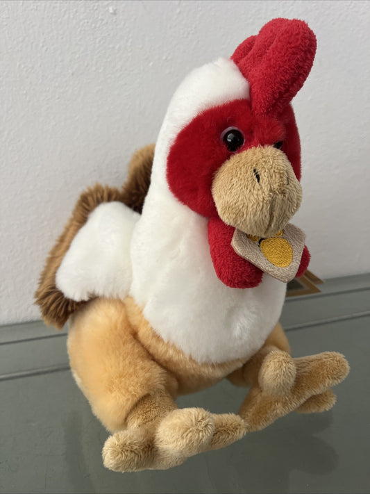 peluche gallina gallo galletto plush & company mordido 23 Cm