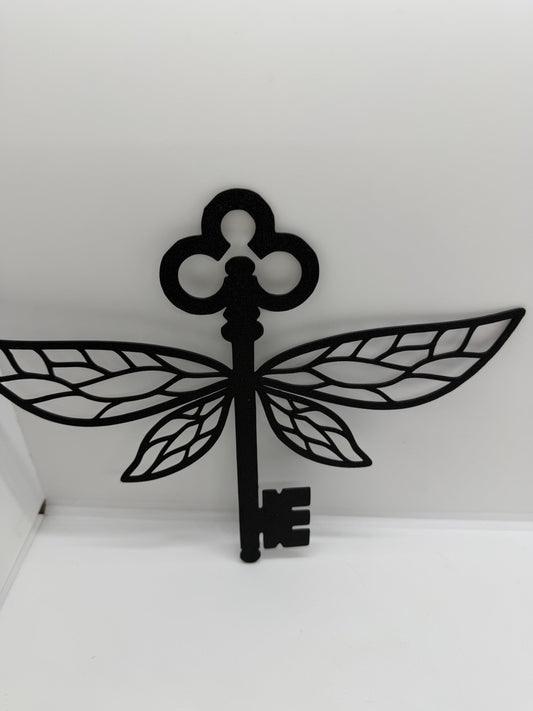 decorazione da parete wall art arte da muro chiave volante ali Harry  Potter PLA