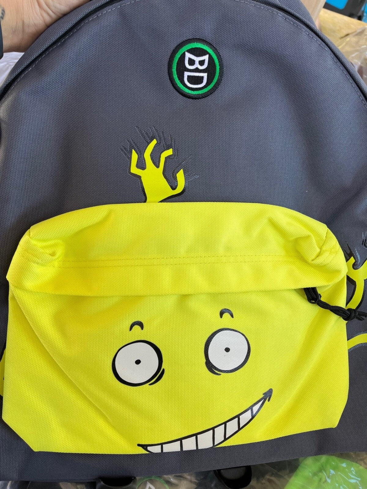 zaino bastardidentro americano nero giall by seven leggero comodo scuola vacanza
