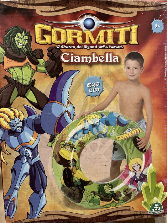 ciambella gonfiabile GORMITI Mare piscina 90 Cm con maniglie Gioco bambini