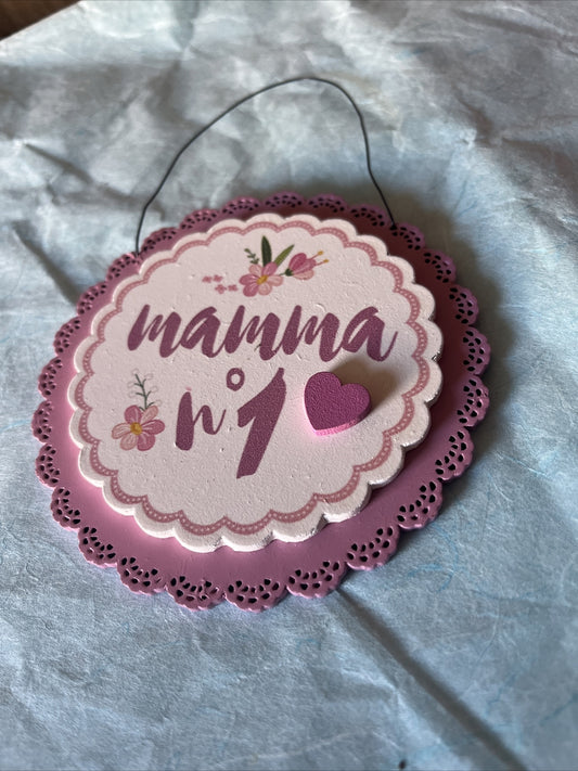 decorazione regalo festa della mamma da appendere 10,5 Cm