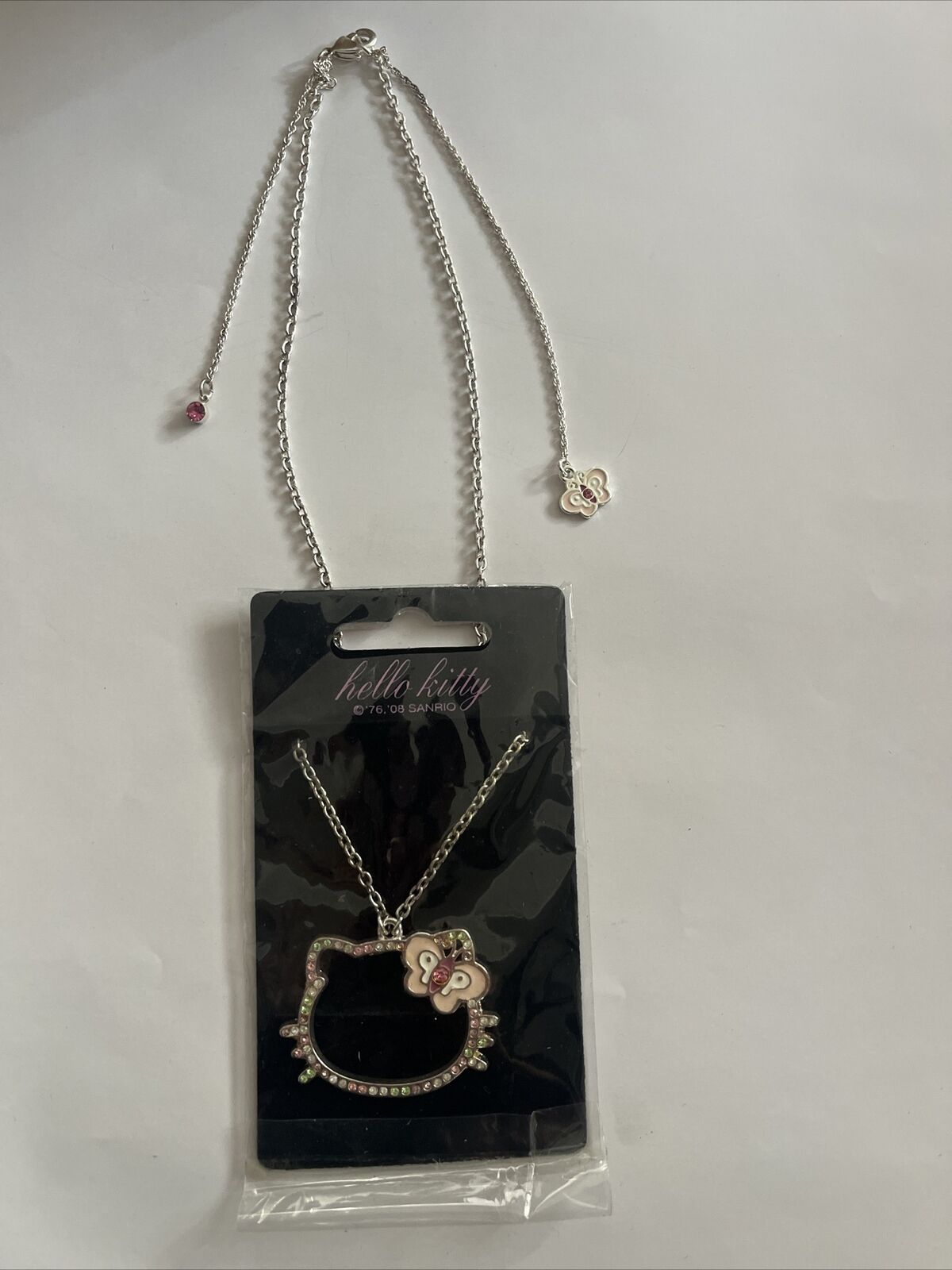 collana Hello Kitty originale sanrio bigiotteria brillantini