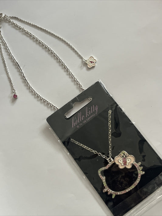 collana Hello Kitty originale sanrio bigiotteria brillantini