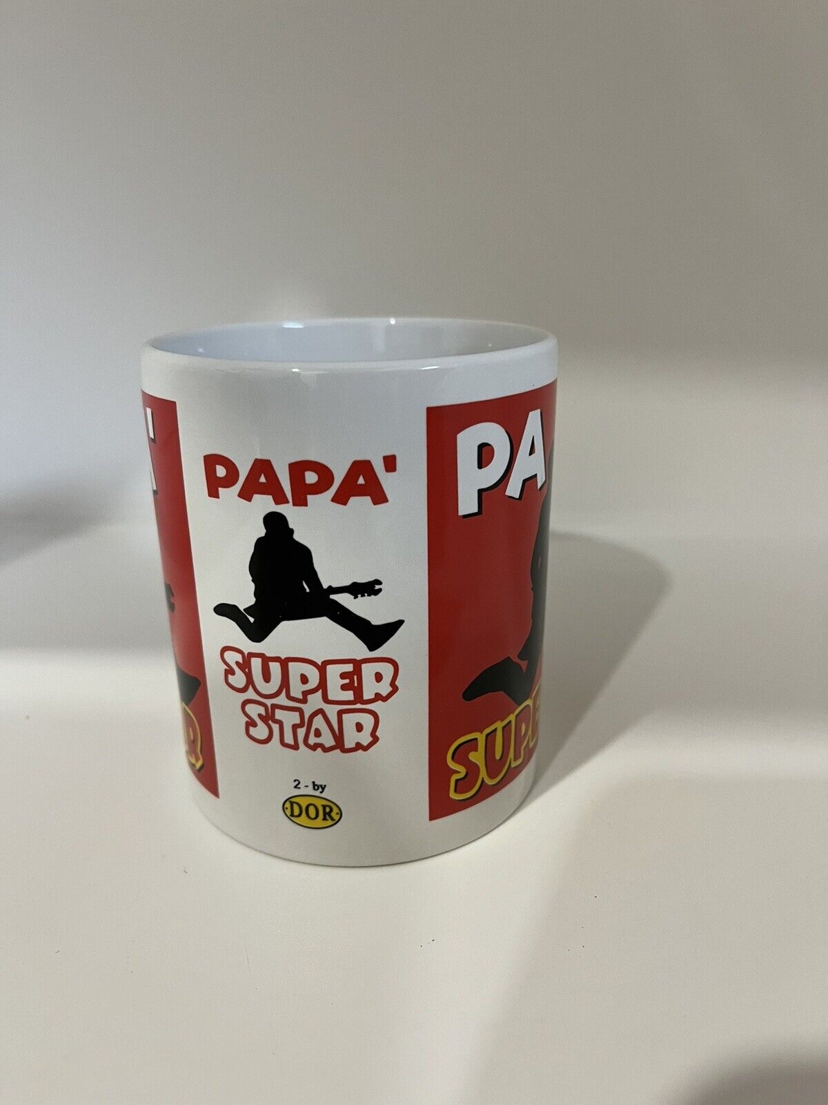 tazza festa del papà auguri super star