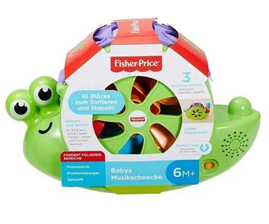 lumaca gioco interattivo bambini fisher price giocattolo musicale tedesco